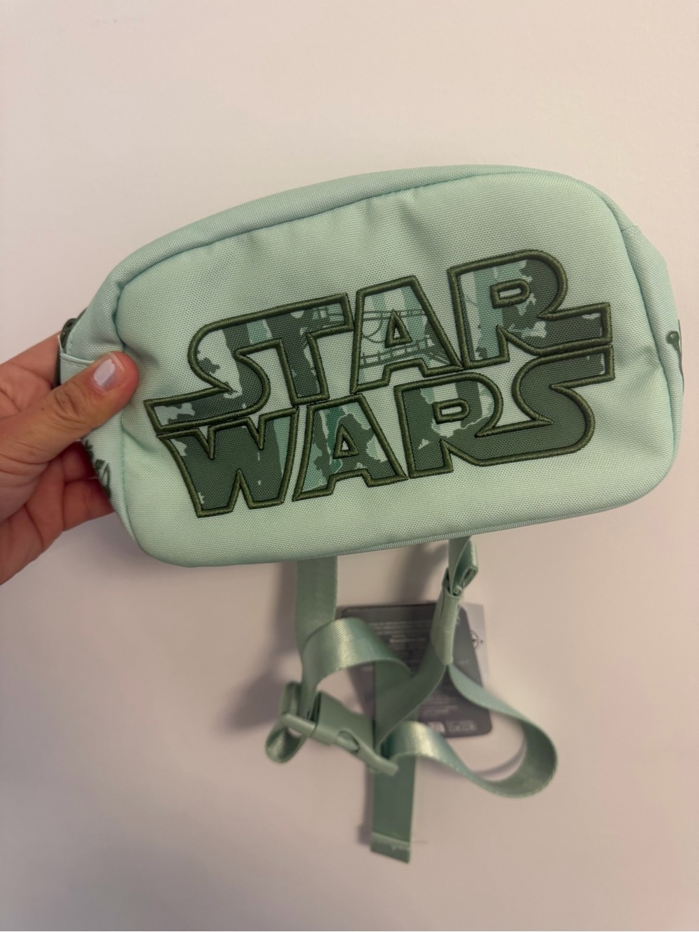 Star Wars Light Mint endor Green Crossbody Fanny Bag with Logo